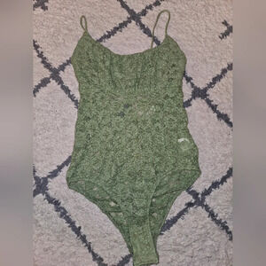 Saints + Secrets lace bodysuit medium